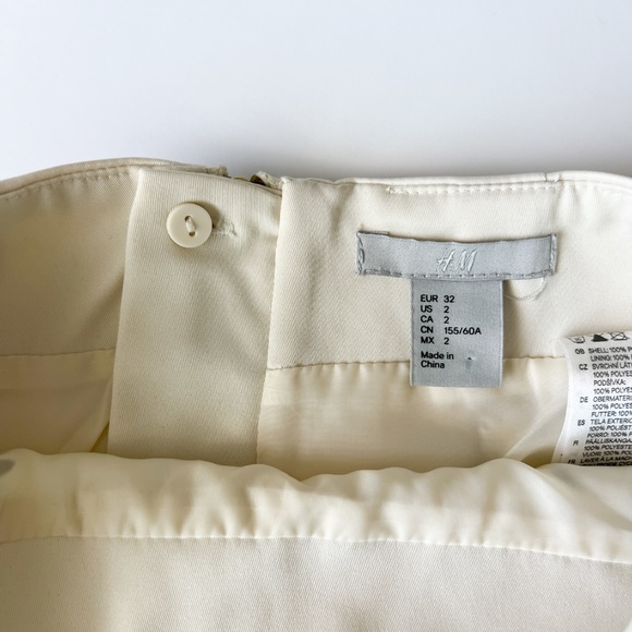 H&M Floral Pencil Lined Skirt Size 2 - Picture 5 of 9